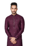 Cotton Silk Work Kurta For men (1)